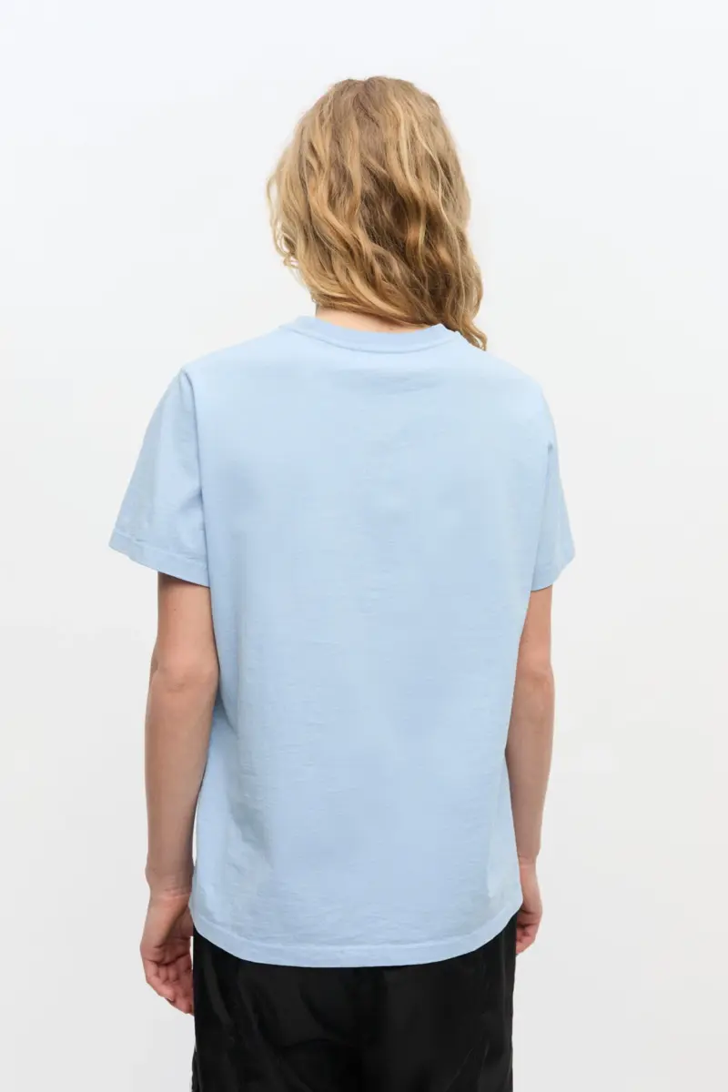Blå T-shirt med djurmotiv Blå T-shirt med djurmotiv