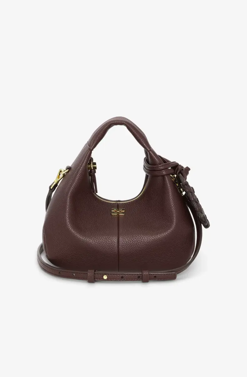 Brun Mini Hobo-väska