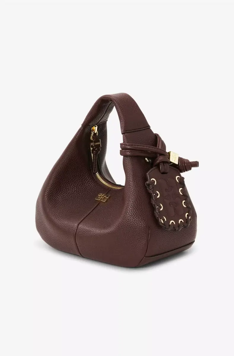 Brun Mini Hobo-väska