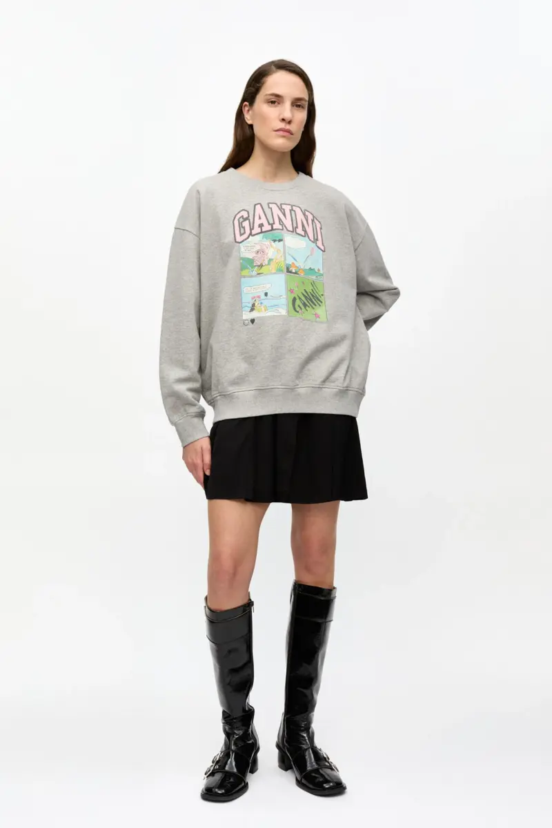 Grå Isoli Oversized Sweatshirt