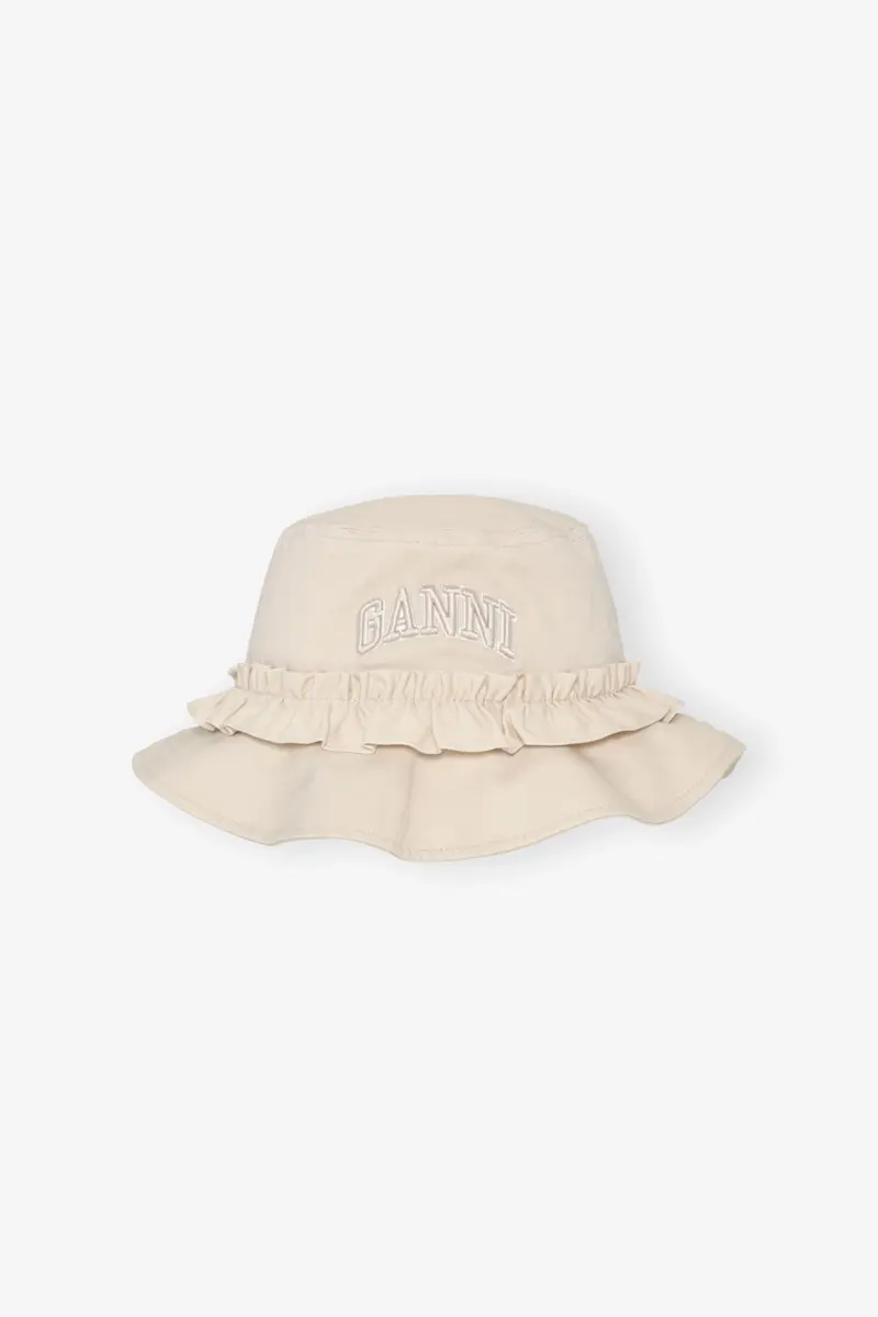 Ivory canvas bucket hat