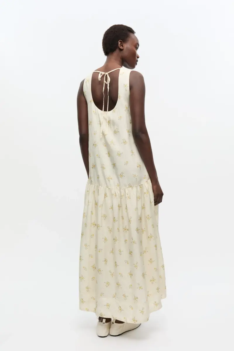 Ivory Floral Dress