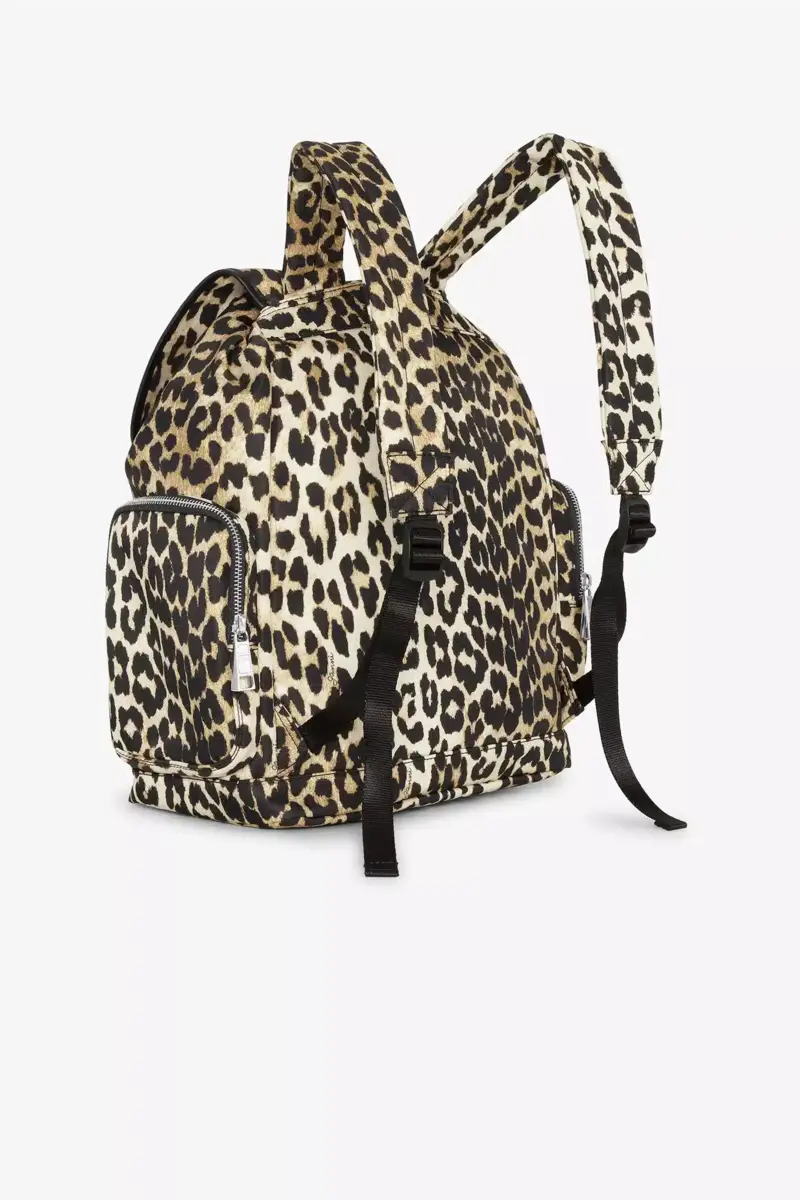 Leopard Bucky nylonryggsäck