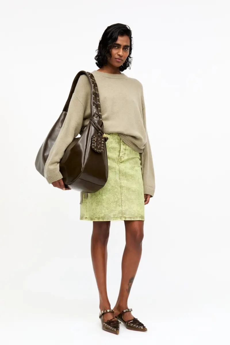 Mörk olivgrön Oleatex XXL hobo-väska Mörk olivgrön Oleatex XXL hobo-väska
