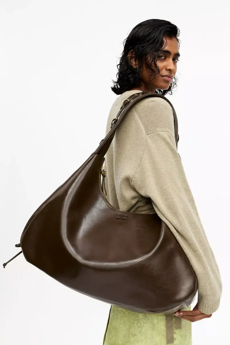 Mörk olivgrön Oleatex XXL hobo-väska Mörk olivgrön Oleatex XXL hobo-väska