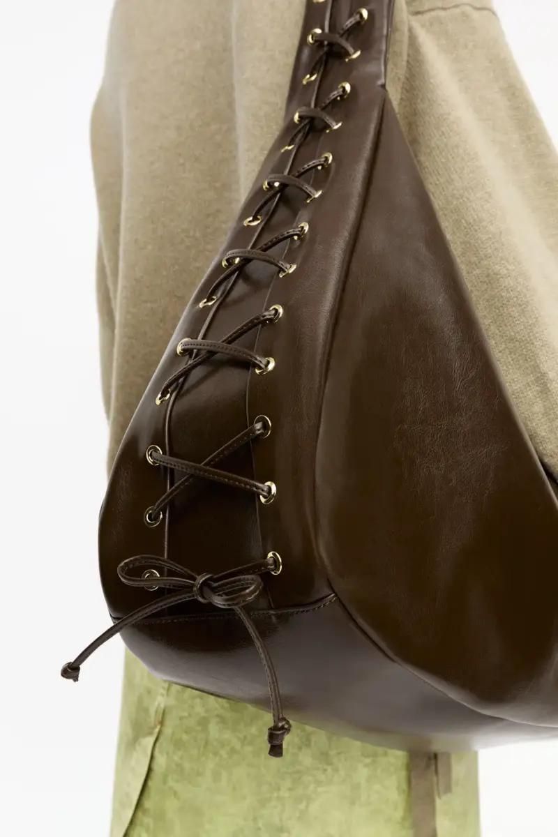 Mörk olivgrön Oleatex XXL hobo-väska Mörk olivgrön Oleatex XXL hobo-väska