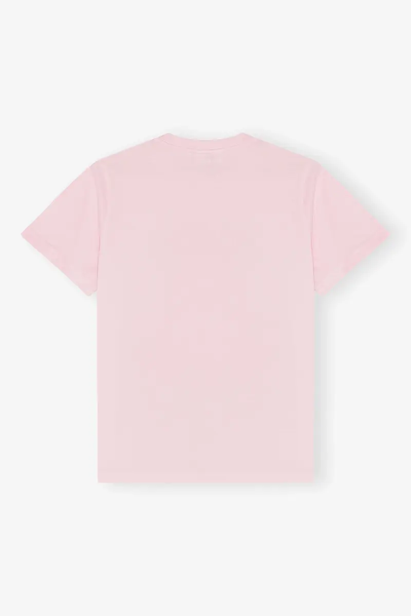 Rosa T-shirt med pudelprint