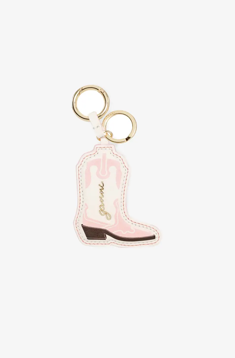 Rosa Western Boot nyckelring