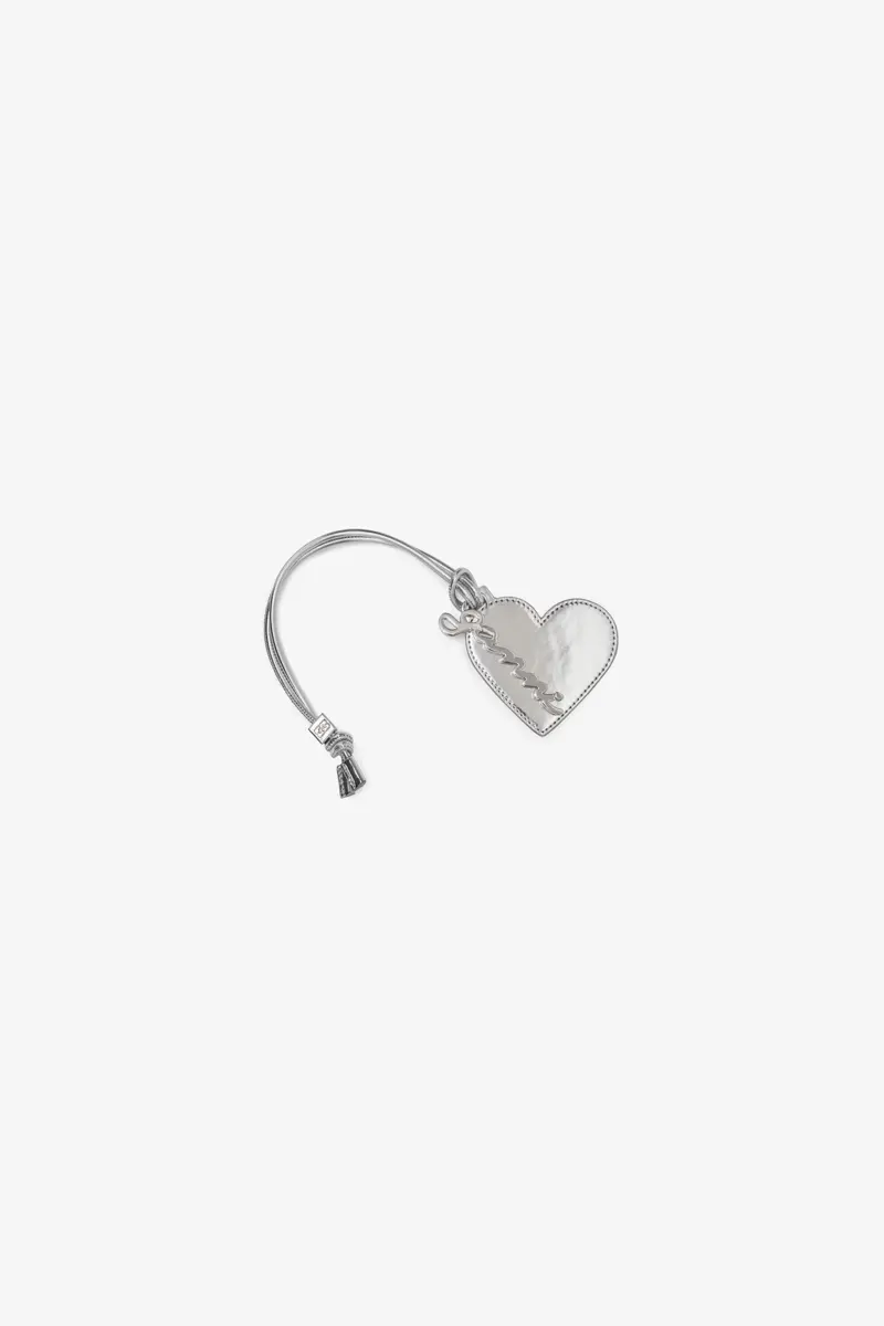 Silver GANNI Bou hjärtformad spegel