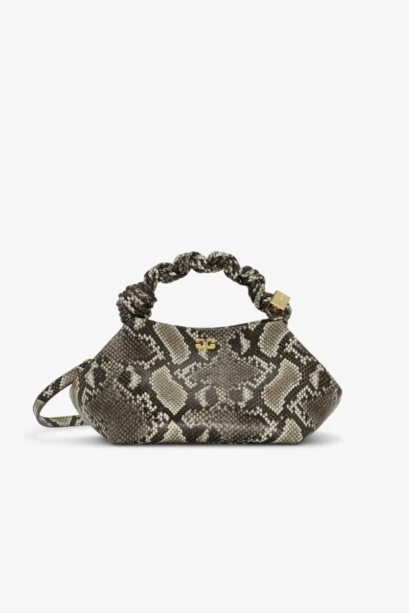 Snake liten GANNI Bou-väska
