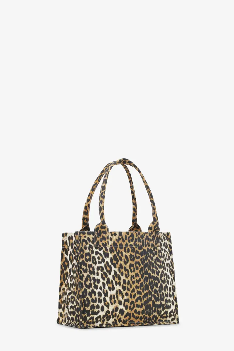 Stor leopardväska