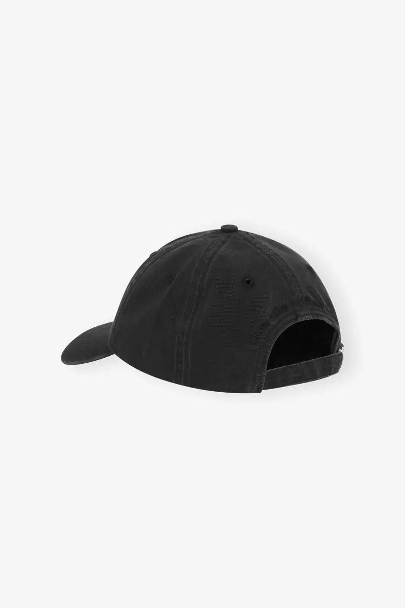 Svart canvas-keps