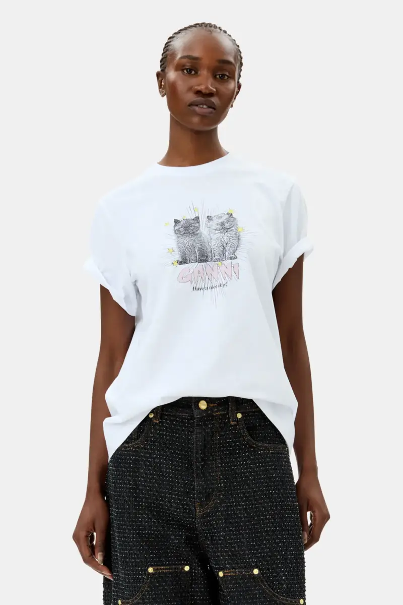 vit basic jersey kittens relaxed t shirt 1 - Vit Basic Jersey Kittens Relaxed T-shirt