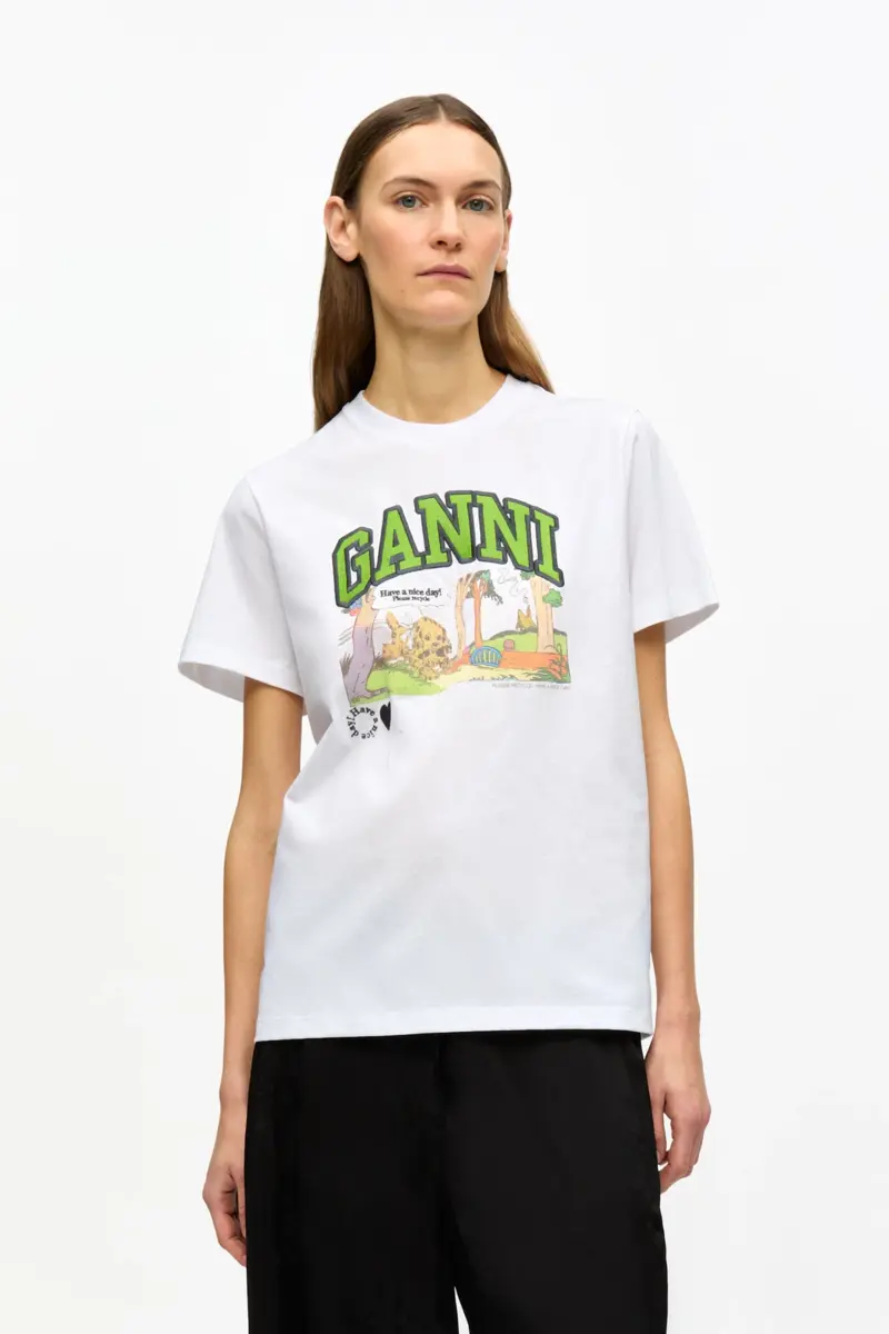 Vit Basic Jersey Poppy Relaxed T-shirt
