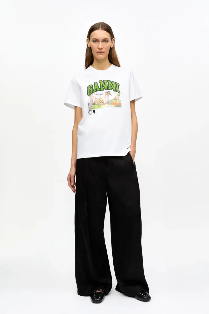 Vit Basic Jersey Poppy Relaxed T-shirt
